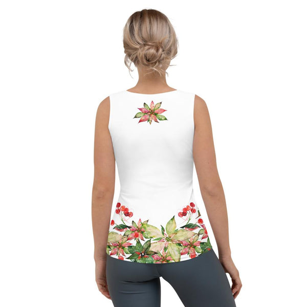 Poinsettia Fitted Tank - Limited Edition