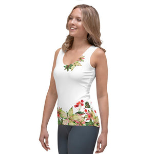 Poinsettia Fitted Tank - Limited Edition