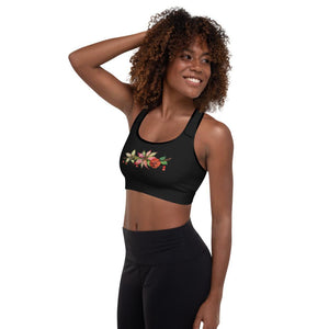 Poinsettia Limited Edition Padded Sports Bra