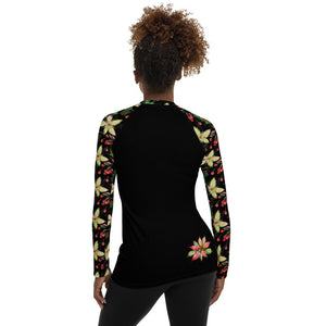 Poinsettia Rash Guard-Limited Edition