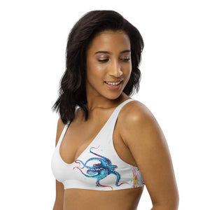Recyled padded bikini top