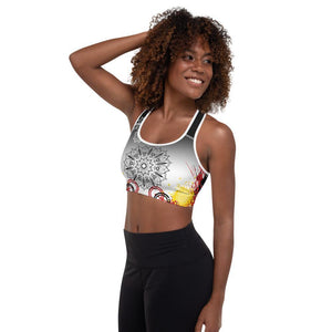 "Strong" Graffiti Series Padded Sports Bra