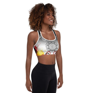"Strong" Graffiti Series Padded Sports Bra