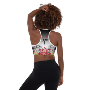 "Strong" Graffiti Series Padded Sports Bra