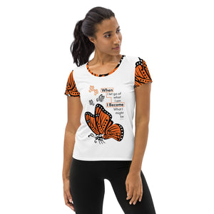 XS All-Over Print Women's Athletic T-shirt