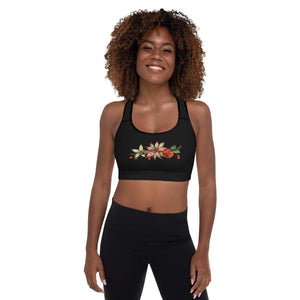 XS Poinsettia Limited Edition Padded Sports Bra