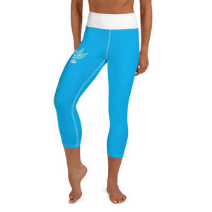 Yoga Capri Leggings- Hummingbird