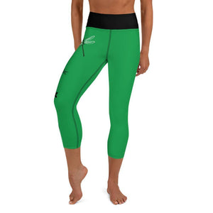 Yoga Capri Leggings - Dragonfly