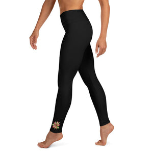 Yoga Leggings - Poinsettia Limited Edition