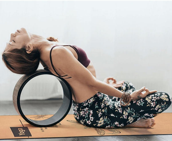 yoga wheel Chakras Cork Yoga Wheel